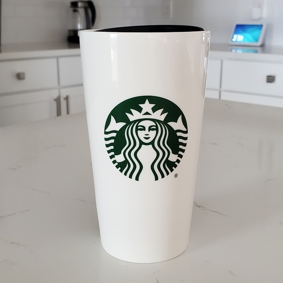 STARBUCKS CLASSIC CERAMIC TUMBLER COFFEE MUG TO-GO - Picture 4 of 9